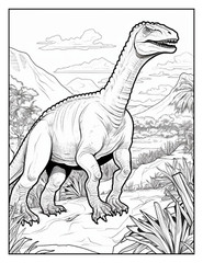 «Cute Dinosaur Coloring Book fun for allFun, Creative & Relaxing Art Pages