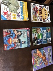 Dinosaur Activity Books, Stickers, Reading Books And Super Hero Coloring Book