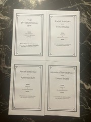 Henry Ford’s The International Jew 1920-1922 4-Volume Set Historical Reprint